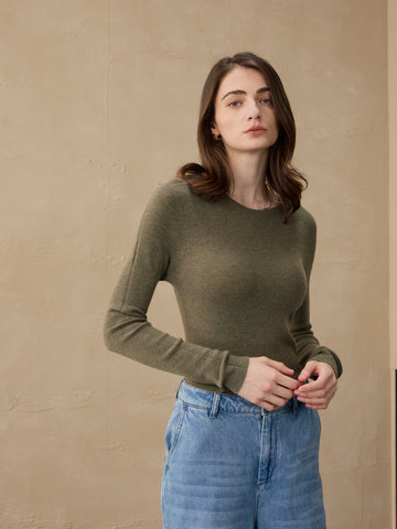 Basic Crew Neck Base Knitwear