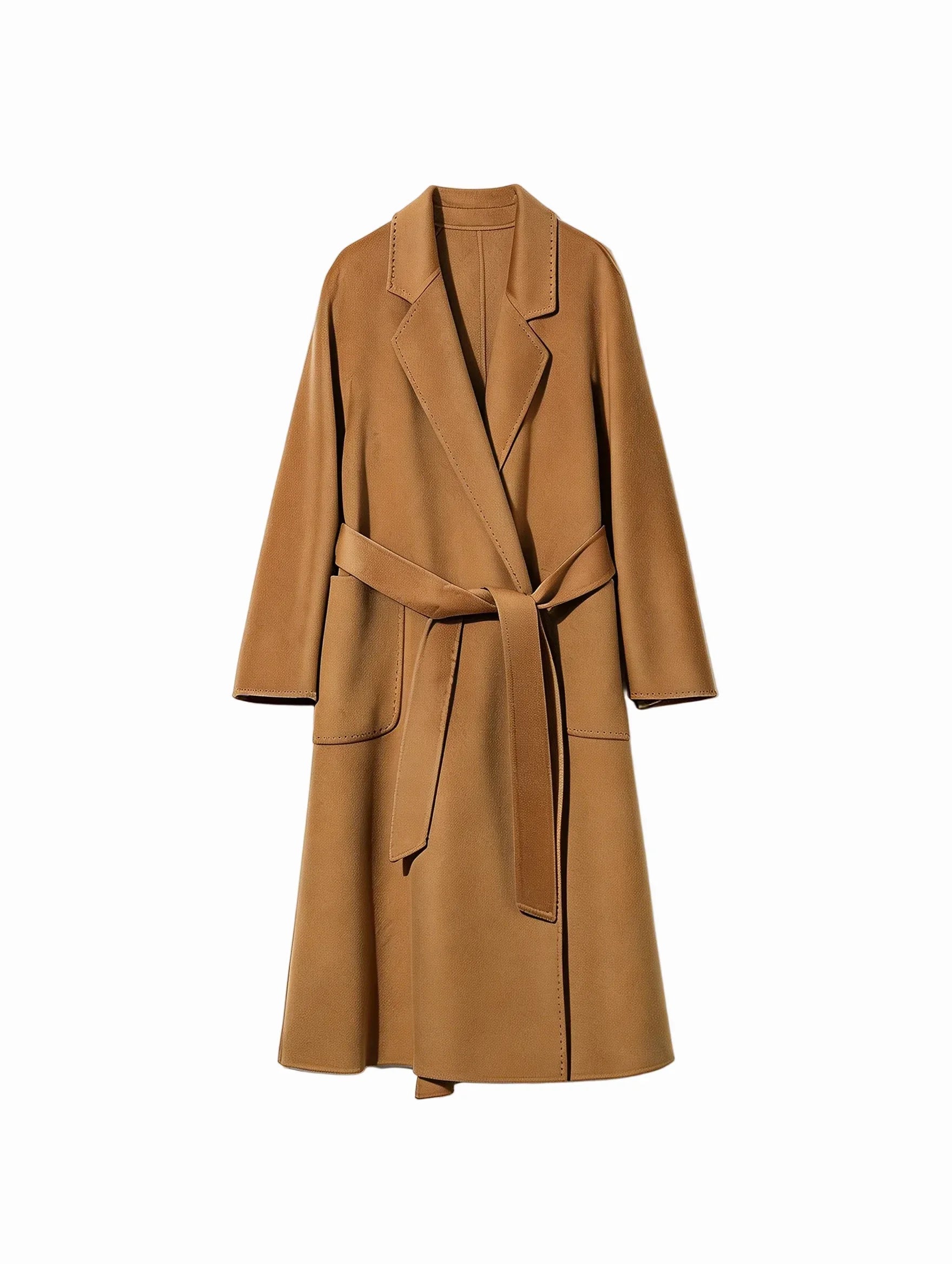 14.5μm Baby Cashmere Bathrobe Long Coat | Technical Bespoke