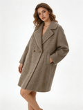 100% Cashmere Oversized Long Trench Coat | Premium Cashmere | Luxury Coat | CEID Fashion - Luxury Cashmere Outerwear by CEID - Image 5