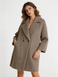100% Cashmere Oversized Long Trench Coat | Premium Cashmere | Luxury Coat | CEID Fashion - Luxury Cashmere Outerwear by CEID - Image 8