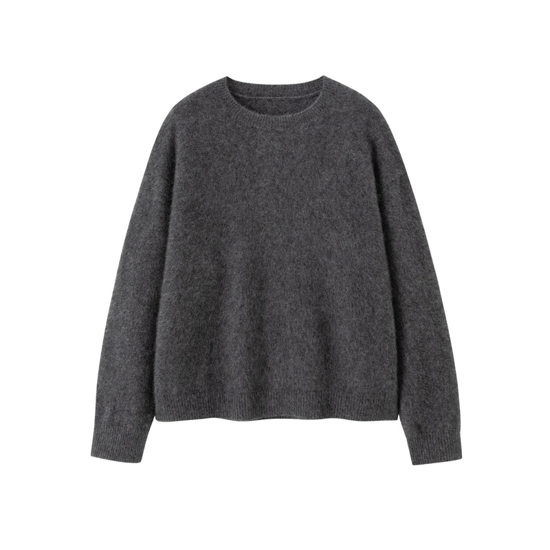 14.5?m Baby Cashmere Brushed Sweater | 16-Needle Seamless Technical Knit