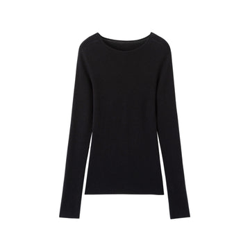 Cashmere Blend Crew Neck Knit Top | Premium Cashmere | Cashmere Knitwear | CEID Fashion - Luxury Cashmere Outerwear by CEID - Image 1