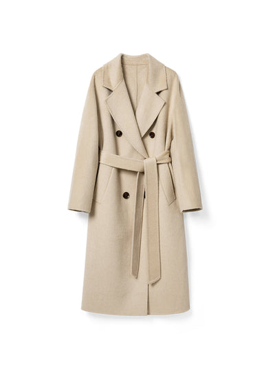 Luxury 100% Camel Hair Double-Breasted Cashmere Coat | Premium Outerwear | CEID Fashion - Luxury Cashmere Outerwear by CEID - Image 1