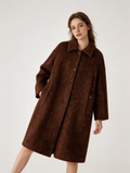 Luxury 100% Cashmere Lapel Single Breasted Long Coat | Elegant Outerwear | CEID Fashion - Luxury Cashmere Outerwear by CEID - Image 11