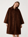 Luxury 100% Cashmere Lapel Single Breasted Long Coat | Elegant Outerwear | CEID Fashion - Luxury Cashmere Outerwear by CEID - Image 3