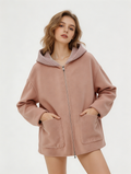Reversible Wool Zip Coat with Knitted Hood | Premium Wool | Luxury Coat | Cashmere Knitwear | CEID Fashion - Luxury Cashmere Outerwear by CEID - Image 3