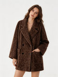 Premium 100% Cashmere Double Breasted Mid-Length Coat | Modern Outerwear | CEID Fashion - Luxury Cashmere Outerwear by CEID - Image 3